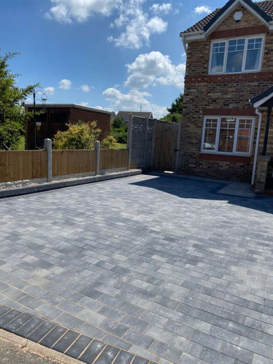 Block paved driveway in Scunthorpe & Doncaster
