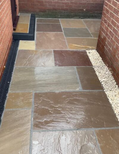 Indian sandstone patios