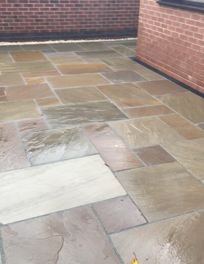 Indian sandstone patios